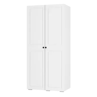 Шкаф 2-х створчатый Софт ШК-02 - Эмаль белая F26/Белый (BTS)