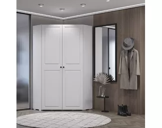 Шкаф угловой Софт ШКУ-01 - Эмаль белая F26/Белый (BTS)