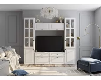 Гостиная Софт - Комплект 2 - Эмаль белая F26/Белый (BTS)