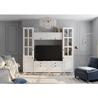 Гостиная Софт - Комплект 2 - Эмаль белая F26/Белый (BTS)