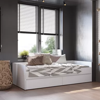 Кровать-трансформер Симпл КР-51 - Белый (BTS)