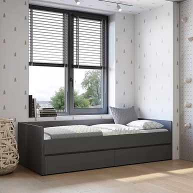 Кровать-трансформер Симпл КР-51 - Графит (BTS)