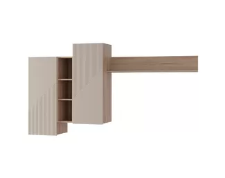 Гостиный модуль Эмилия ГМ-12 - Дуб Смоки/Айриш MF03 (BTS)