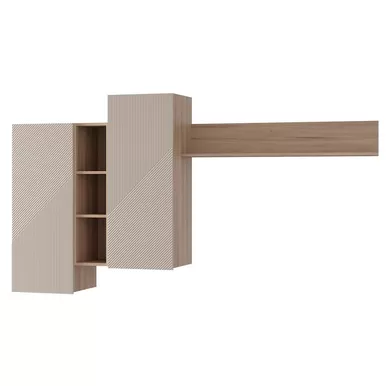 Гостиный модуль Эмилия ГМ-12 - Дуб Смоки/Айриш MF03 (BTS)