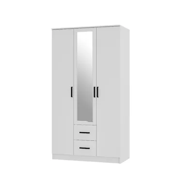 Шкаф 3-х створчатый Фьюжн ШК-09 - Белый (BTS)