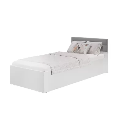 Кровать Фьюжн КР-03 0,9 м - Белый/Хром (BTS)