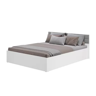 Кровать Фьюжн КР-18 1,6 м - Белый/Хром (BTS)