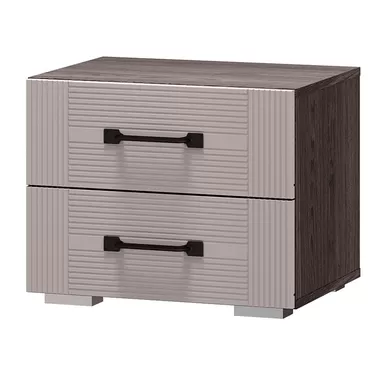 Тумба прикроватная Моника ТБ-28 - Ясень темный/Айриш MF03 (BTS)