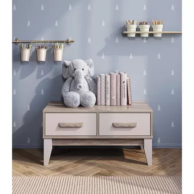 Тумба Скандика ТБ-17 - Дуб Смоки/Кашемир (BTS)