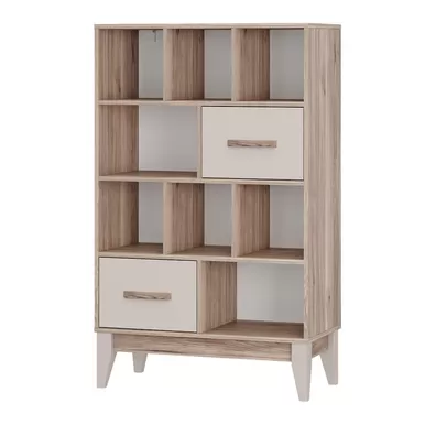 Стеллаж Скандика С-04 - Дуб Смоки/Кашемир (BTS)