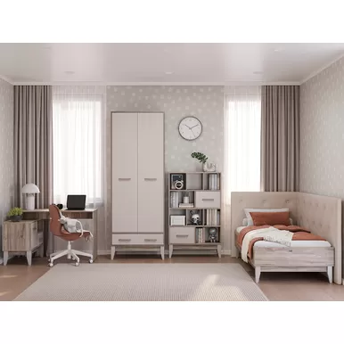 Детская Скандика - Комплект 1 - Дуб Смоки/Кашемир (BTS)