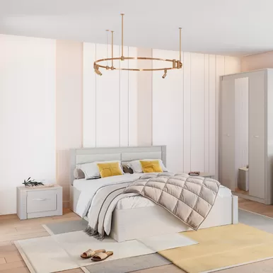 Спальня Монако - Комплект 2 - Кашемир/Айриш MF03 (BTS)