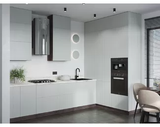 Кухня угловая Сиэль Royal 3.4х1.8м - French Gray (Сурская мебель)