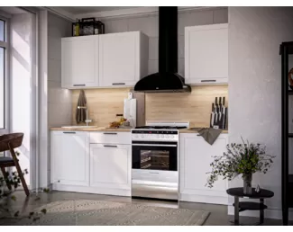 Кухонный гарнитур Глетчер 1.8м - Айленд Силк (Сурская мебель)