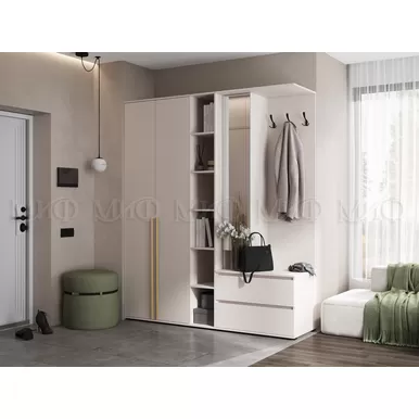 Модульная прихожая Норд (Комплект 1) - Кашемир (МИФ)