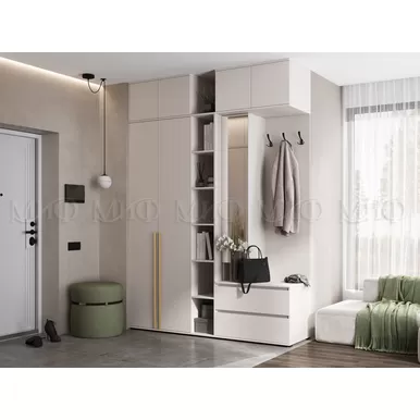Модульная прихожая Норд (Комплект 2) - Кашемир (МИФ)