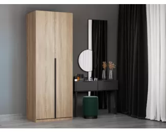 Шкаф Локер 2-х дверный складной (ЛДСП, 800) - Дуб Сонома (E1)