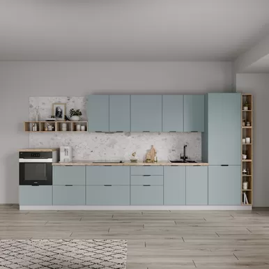 Кухня Ройс 4.2м - Нарцисс Софт (ДСВ Мебель)