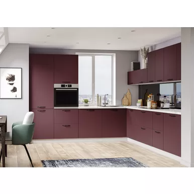 Кухня угловая Ройс 3.0х2.6м - Вино Софт (ДСВ Мебель)