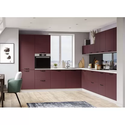 Кухня угловая Ройс 3.0х2.6м - Вино Софт (ДСВ Мебель)