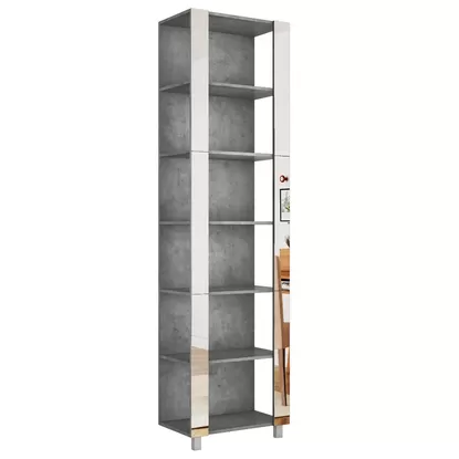 Угловой терминал (Зеркало, 350х2400х440) - Бетон (Е1)