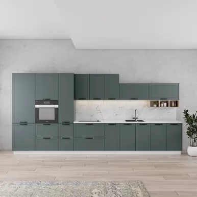 Кухня Квадро 4.4м - Фреска (ДСВ Мебель)