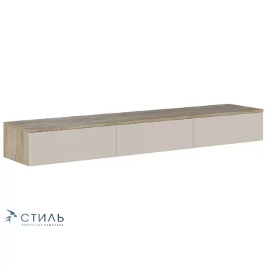 Тумба ТВ Бохо ТМ-003 - Дуб Крафт серый / Кашемир (МК Стиль)