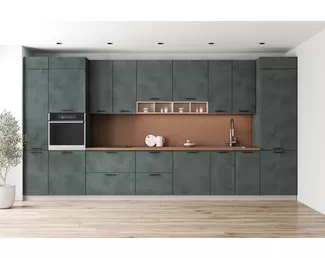 Кухня Фенис 4.4м - Палм Грин (ДСВ Мебель)