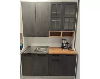 Кухня Лофт 1.6м - Камень темный (Выставочный образец) (МК Стиль)