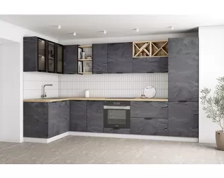 Кухня угловая Фенис 1.5х3.4м - Арт Сталь (ДСВ Мебель)