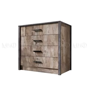 Комод Амели - Дуб Юкон / Бетон темный (МИФ)