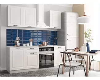 Кухня Капри 1.5м - Липа белый (ДСВ Мебель)