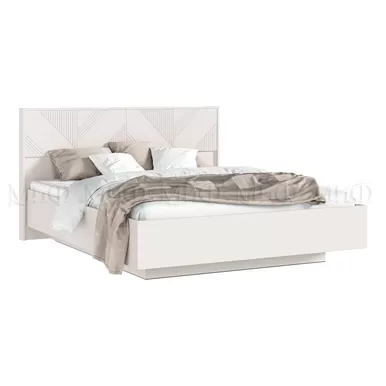 Кровать парящая Ирис (ортопед дерево) с подсветкой 1,6 м - Кашемир (МИФ)