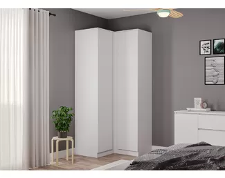 Шкаф угловой Мори МШУ 940 - Белый (ДСВ Мебель)