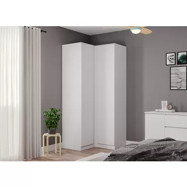 Шкаф угловой Мори МШУ 940 - Белый (ДСВ Мебель)