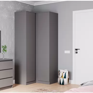 Шкаф угловой Мори МШУ 940 - Графит (ДСВ Мебель)