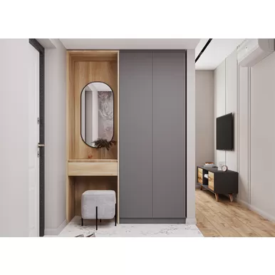 Шкаф Мори МШ 800 - Графит (ДСВ Мебель)