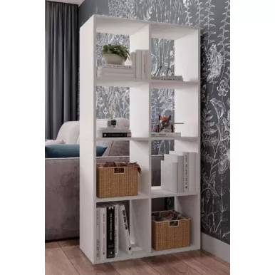 Стеллаж открытый Мори МСО 710.1 - Белый (ДСВ Мебель)