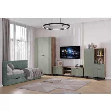 Детская Олива - Комплект 1 - Дуб Каньон/Эвкалипт Софт MF12 (BTS)