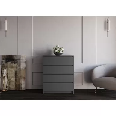 Комод Мори МК 800.4 - Графит (ДСВ Мебель)