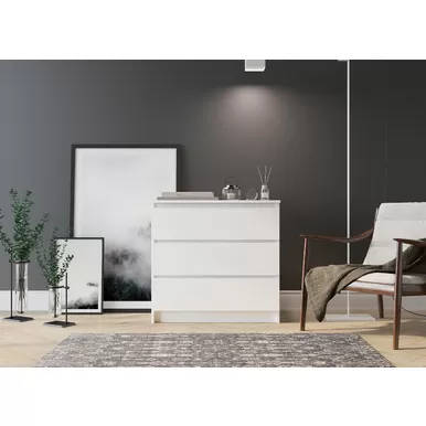 Комод Мори МК 800.1 - Белый (ДСВ Мебель)