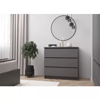 Комод Мори МК 800.1 - Графит (ДСВ Мебель)