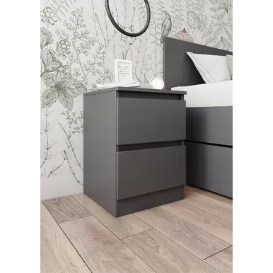 Тумба Мори ТПМ 400.2 - Графит (ДСВ Мебель)