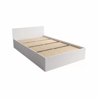 Кровать Мори КРМ 1200.1/1 - Белый (ДСВ Мебель)