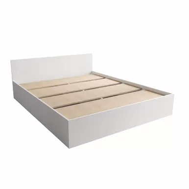 Кровать Мори КРМ 1600.1/1 - Белый (ДСВ Мебель)