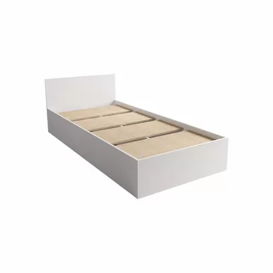 Кровать Мори КРМ 900.1/1 - Белый (ДСВ Мебель)