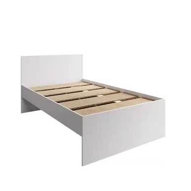 Кровать Мори КРМЯ 1200.1/1 - Белый (ДСВ Мебель)