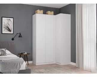 Шкафы Мори - Комплект 1 - Белый (ДСВ Мебель)