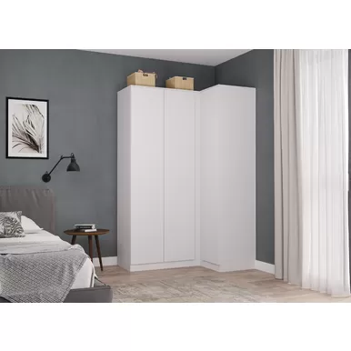 Шкафы Мори - Комплект 1 - Белый (ДСВ Мебель)