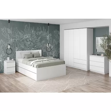 Спальня Мори - Комплект 6 - Белый (ДСВ Мебель)